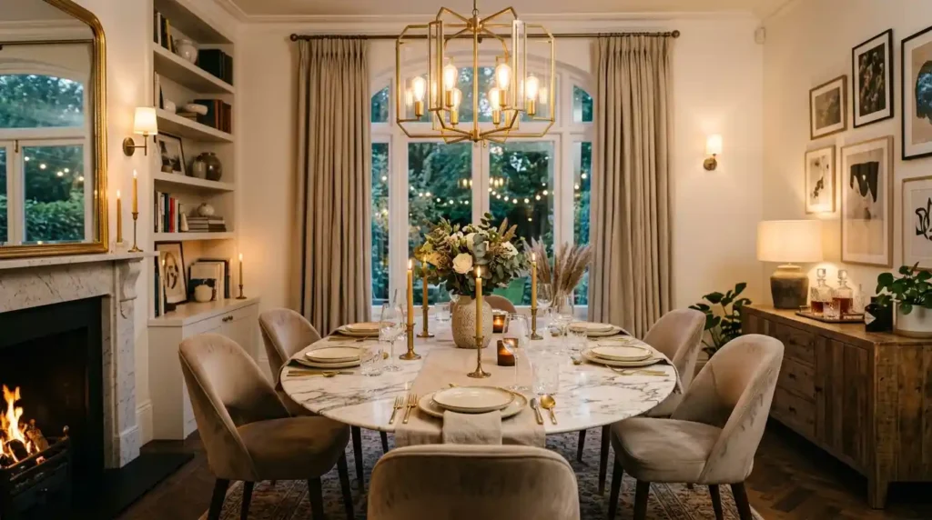 21-Marble Dining Table Idea