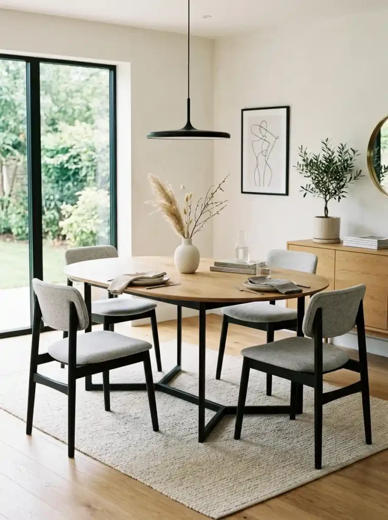 21-Oval Dining Table Idea