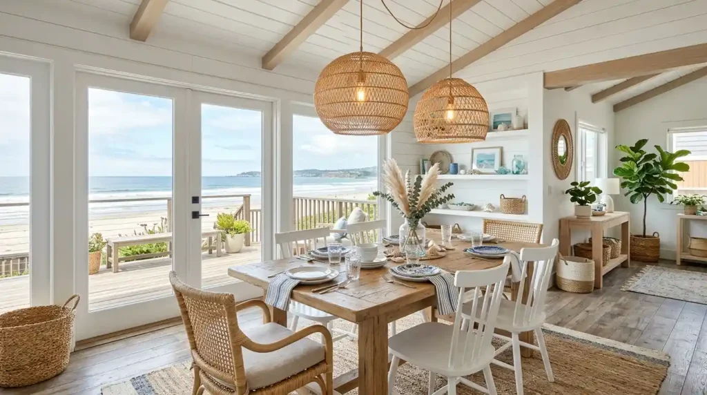 22-Coastal Dining Room Idea