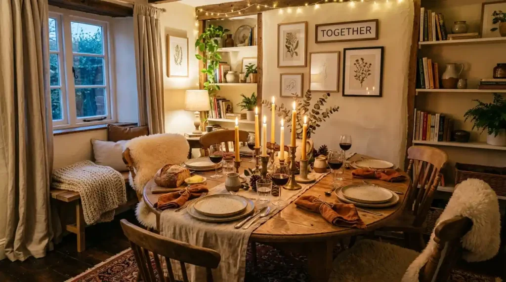 22-Cozy Small Dining Area Ideas