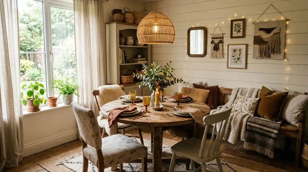 23-Cozy Small Dining Area Idea