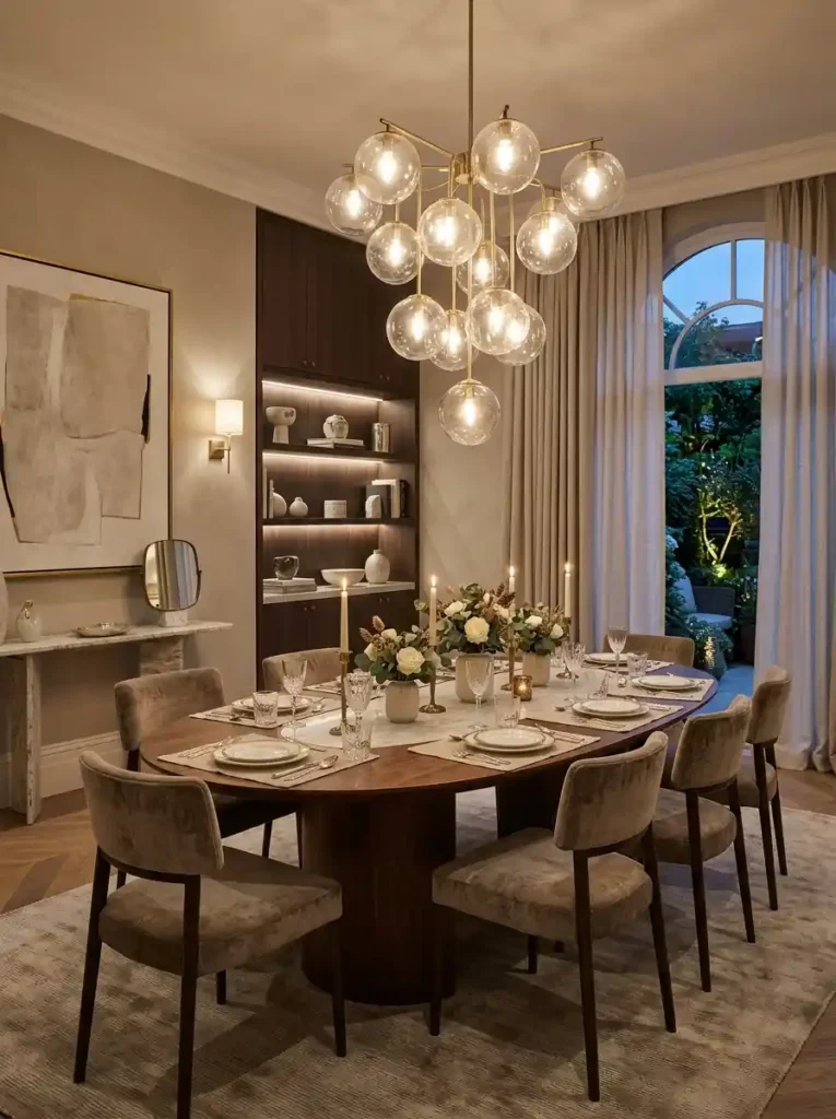 25-Oval Dining Table Idea