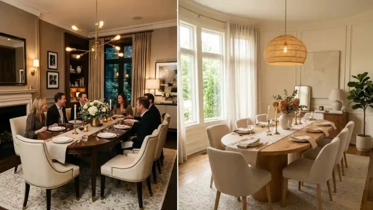 25 Oval Dining Table Ideas for a Warm & Stylish Dining Space