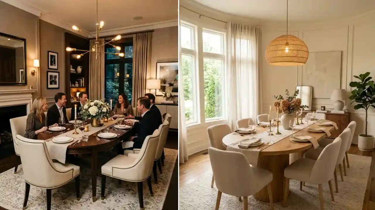 25 Oval Dining Table Ideas for a Warm & Stylish Dining Space