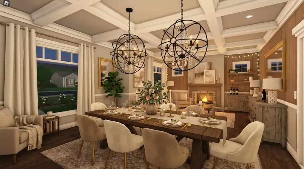 3-Blox burg Dining Room Ideas