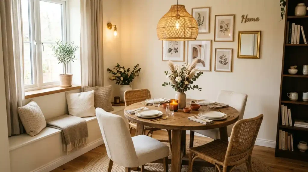 3-Cozy Small Dining Area Idea