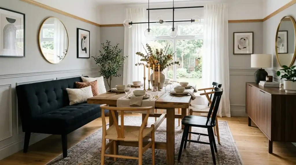 3-Dining Table With Bench Ideas
