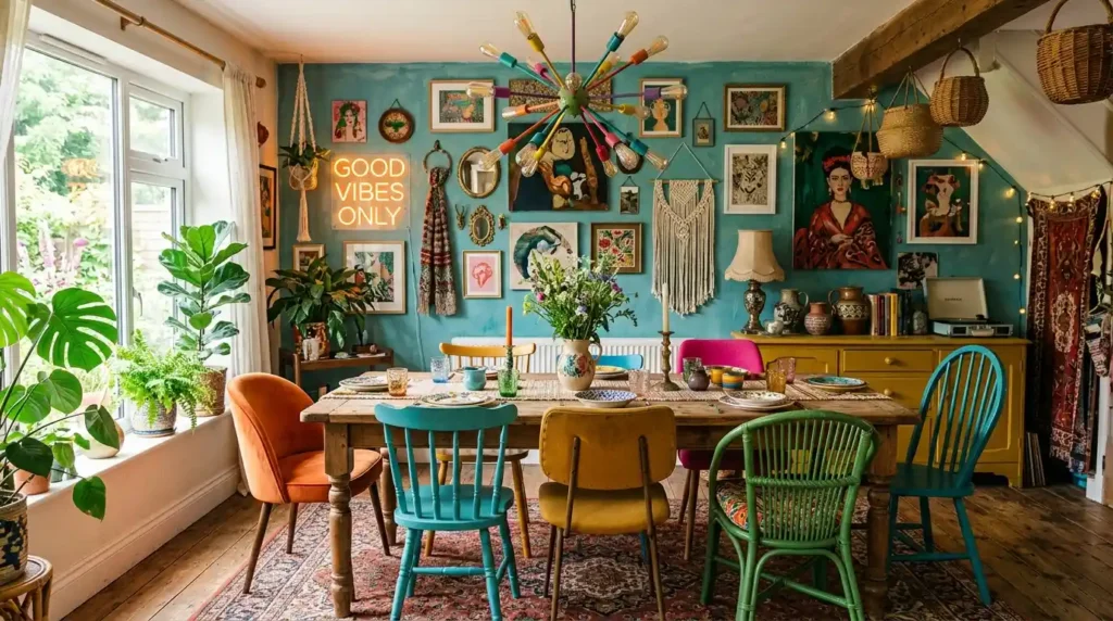 3- Funky Dining Room Idea