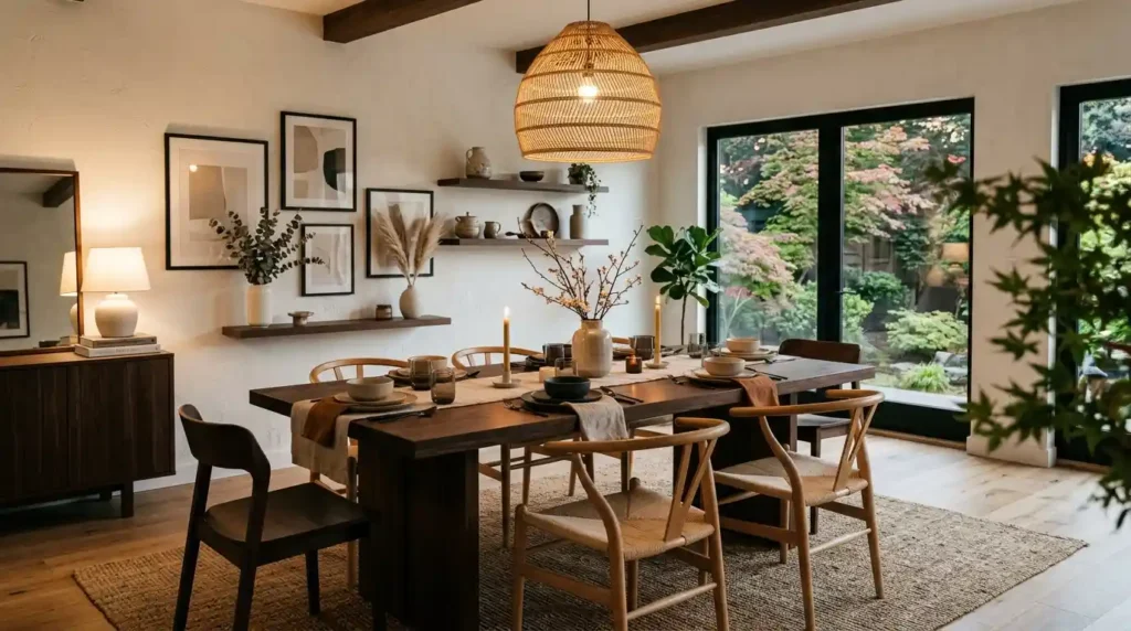3- Japandi Dining Room