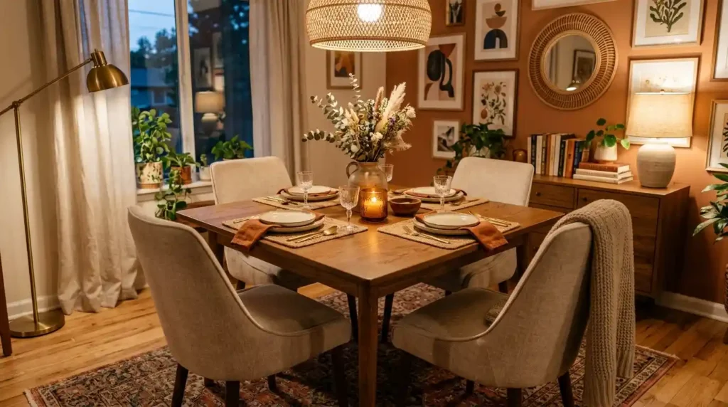 3-Square Dining Table Idea