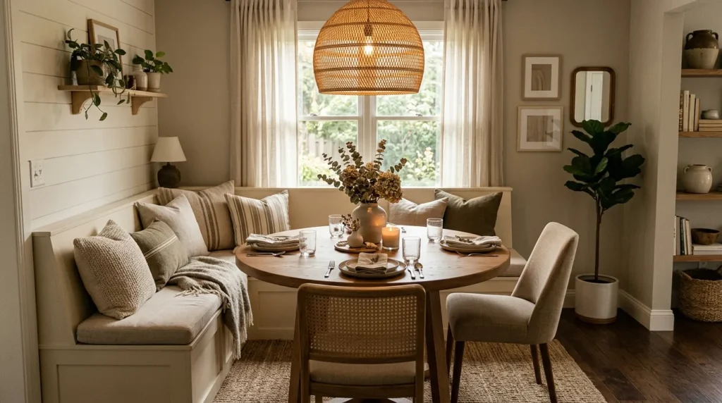 4-Corner Bench Dining Table Ideas
