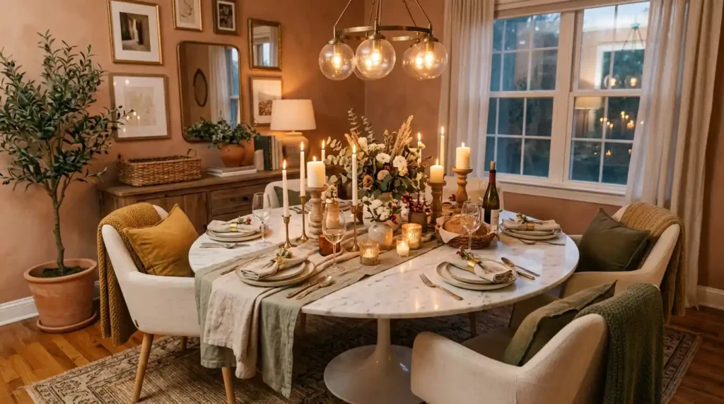 4-Marble Dining Table Idea