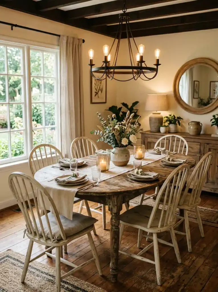 4-Oval Dining Table Idea
