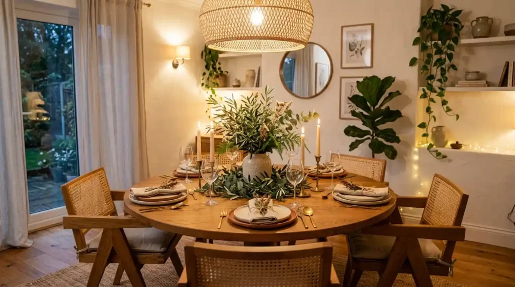 5-Circle Dining Table Idea