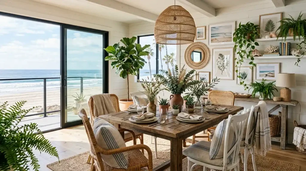 5-Coastal Dining Room Idea