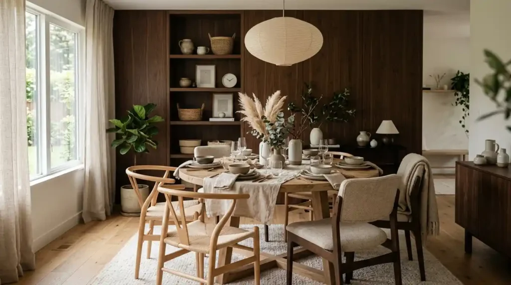 5- Japandi Dining Room