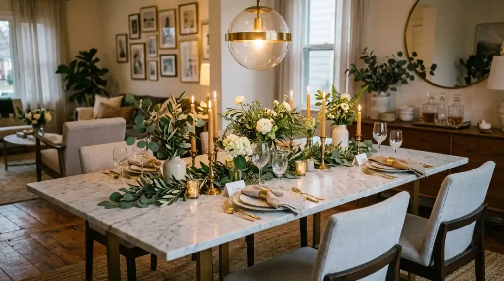 5-Marble Dining Table Idea