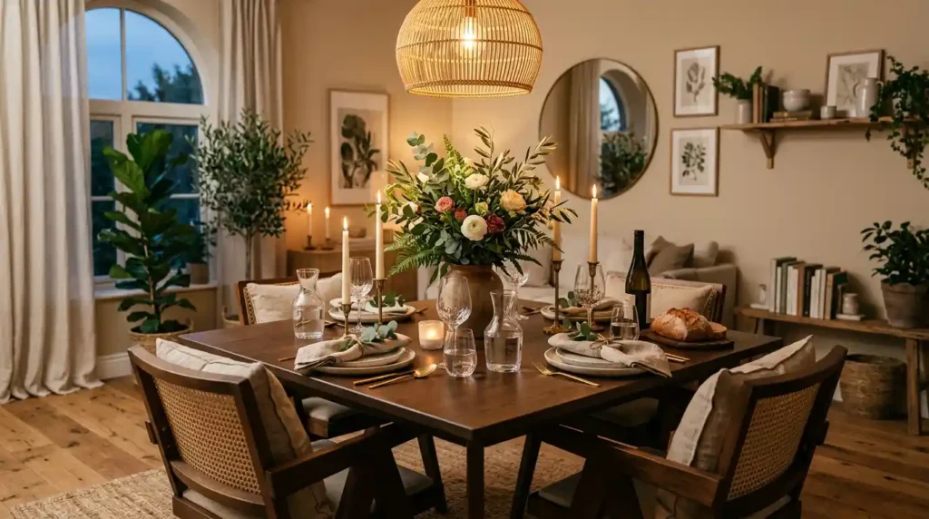 5-Square Dining Table Idea
