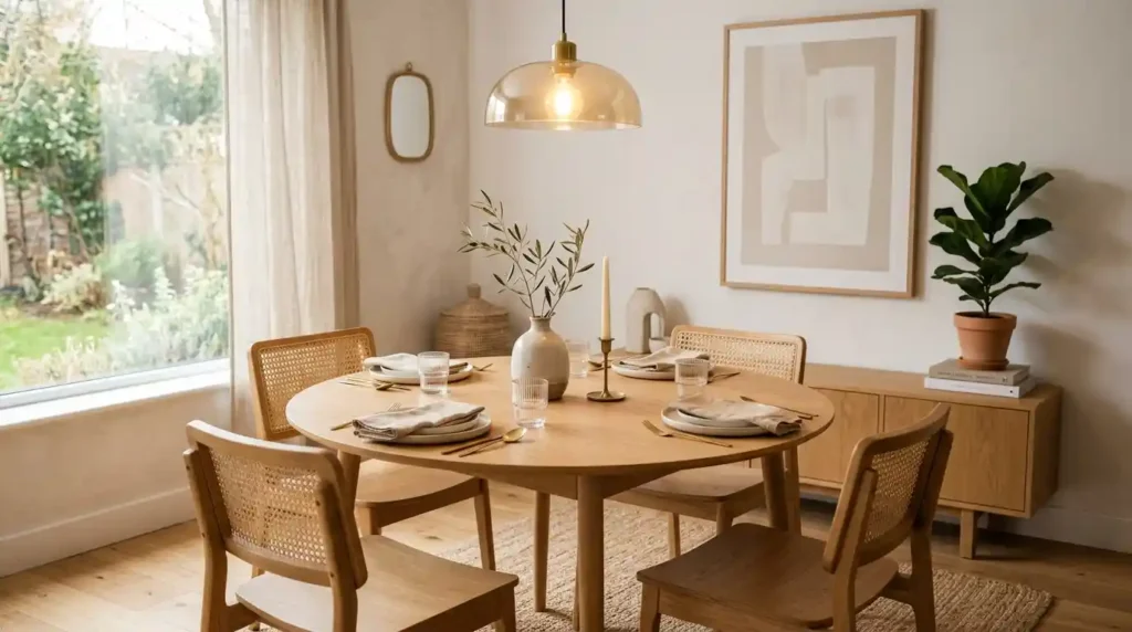 6-Circle Dining Table Idea