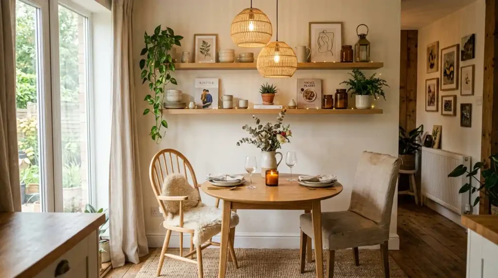 6-Cozy Small Dining Area Idea
