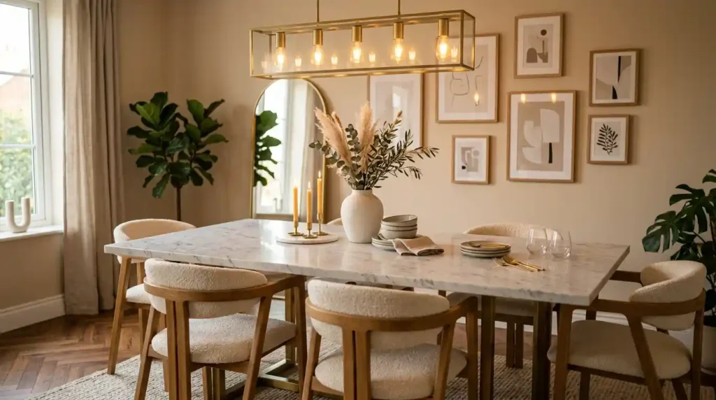 6-Marble Dining Table Idea
