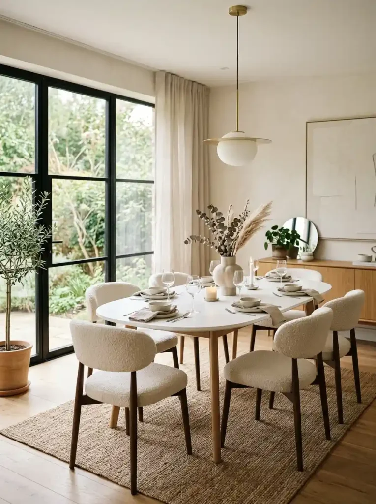 6-Oval Dining Table Idea