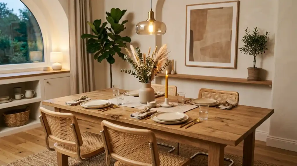 6-Wooden Dining Table Idea