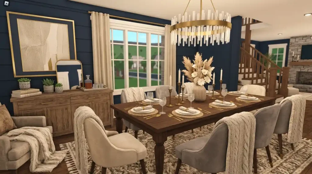 7-Blox burg Dining Room Idea