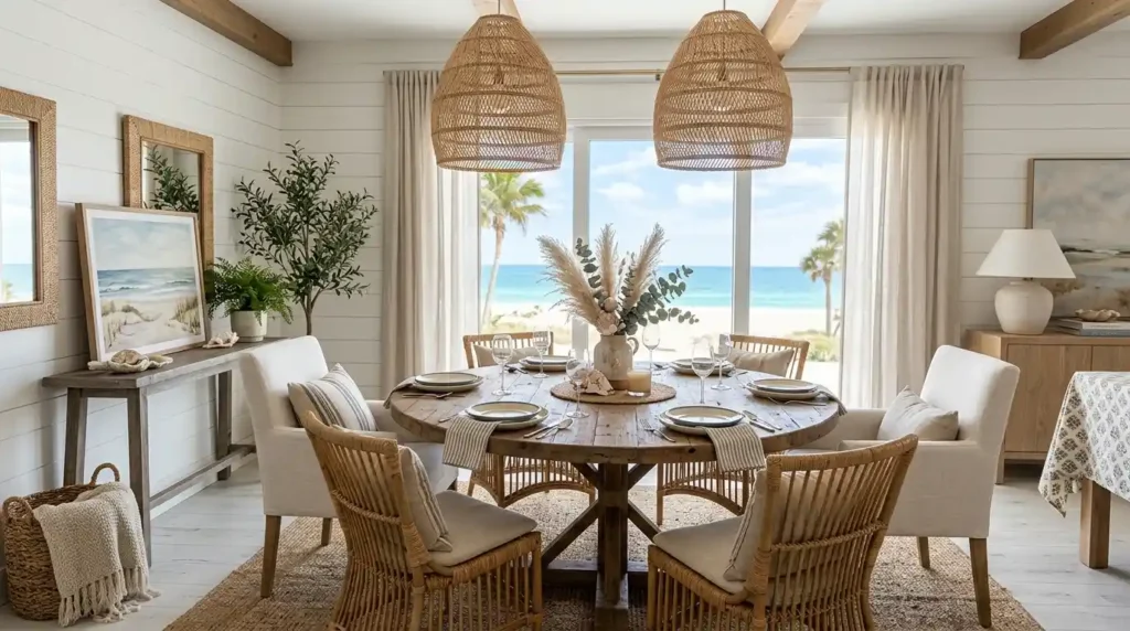 7-Coastal Dining Room Idea