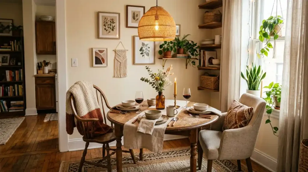 7-Cozy Small Dining Area Idea
