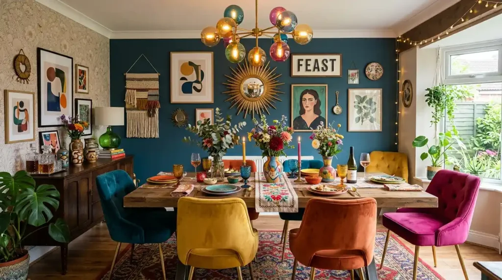 7- Funky Dining Room Idea
