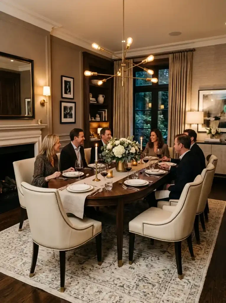 7-Oval Dining Table Idea