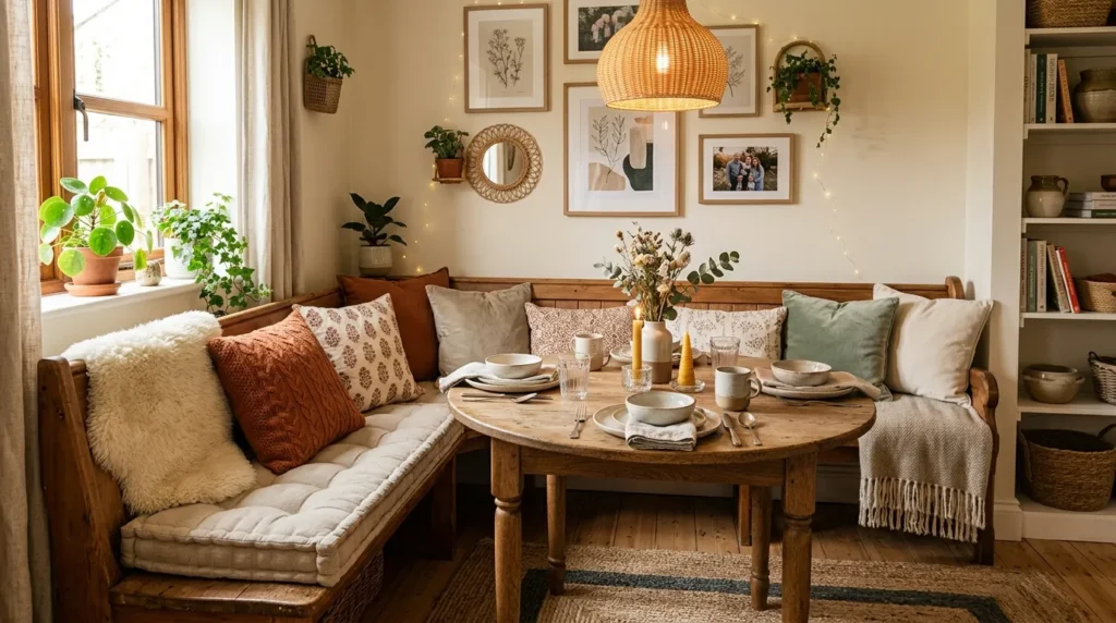 8-Corner Bench Dining Table Ideas