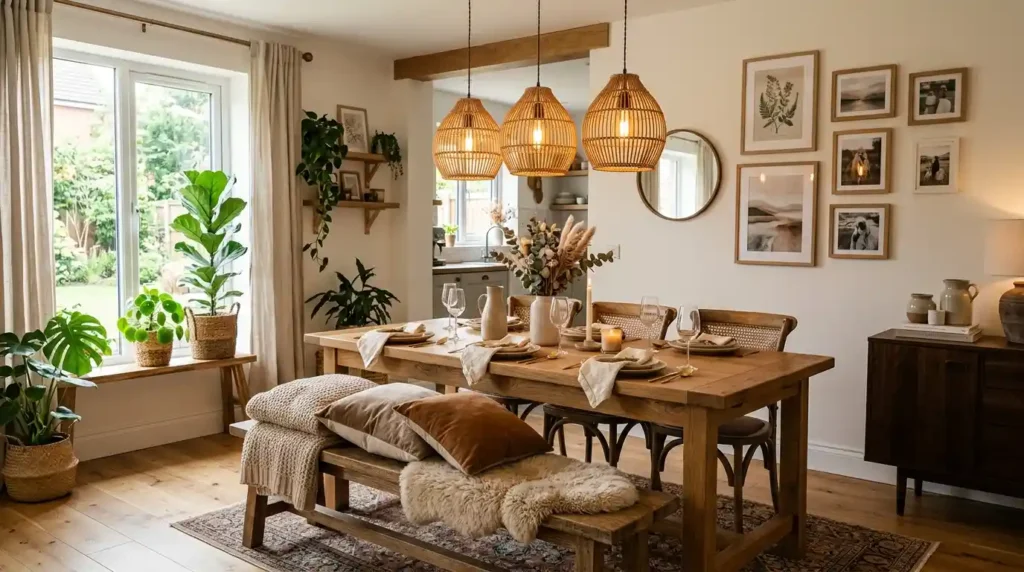 8-Dining Table With Bench Idea