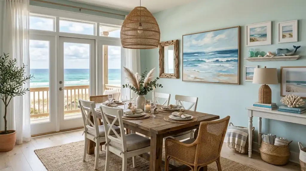 9-Coastal Dining Room Idea