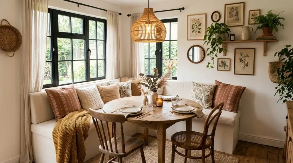 9-Cozy Small Dining Area Idea