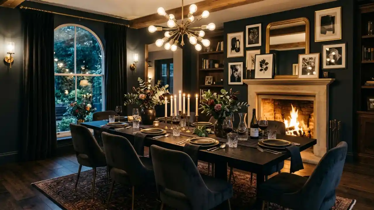 Black Dining Table Decor Ideas