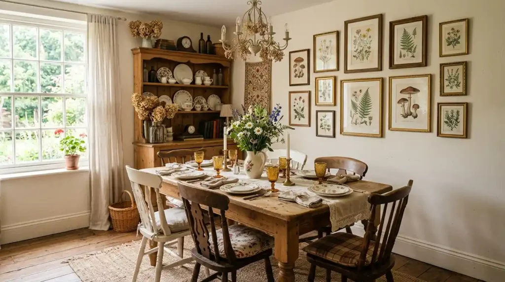 12-Cottagecore Dining Room Idea