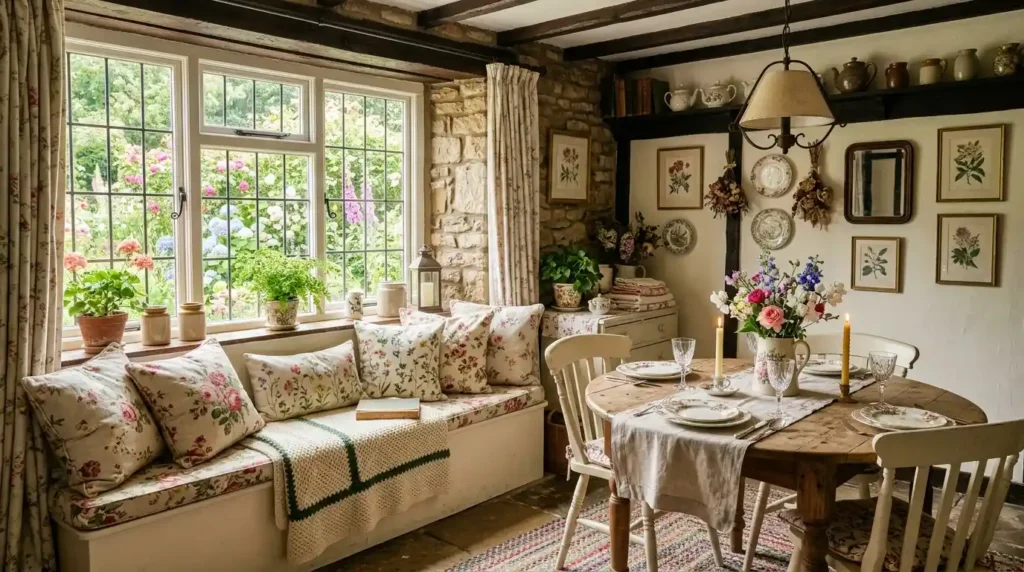 17-Cottagecore Dining Room Idea