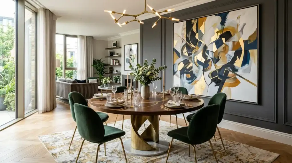 18-Swirl Dining Table Idea
