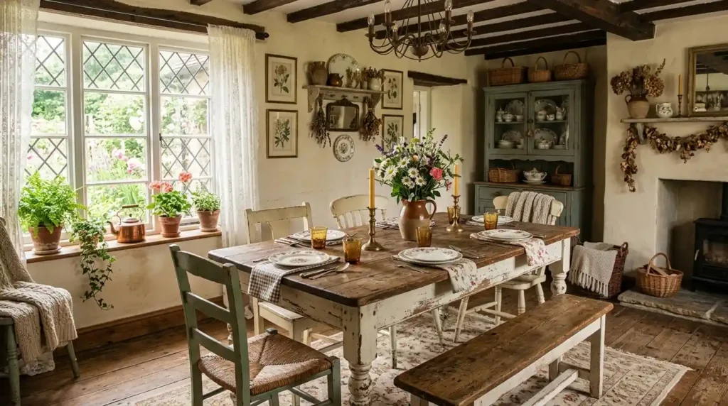 19-Cottagecore Dining Room Idea