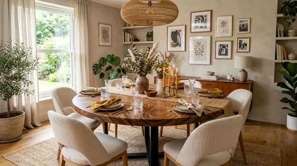 19-Swirl Dining Table Idea