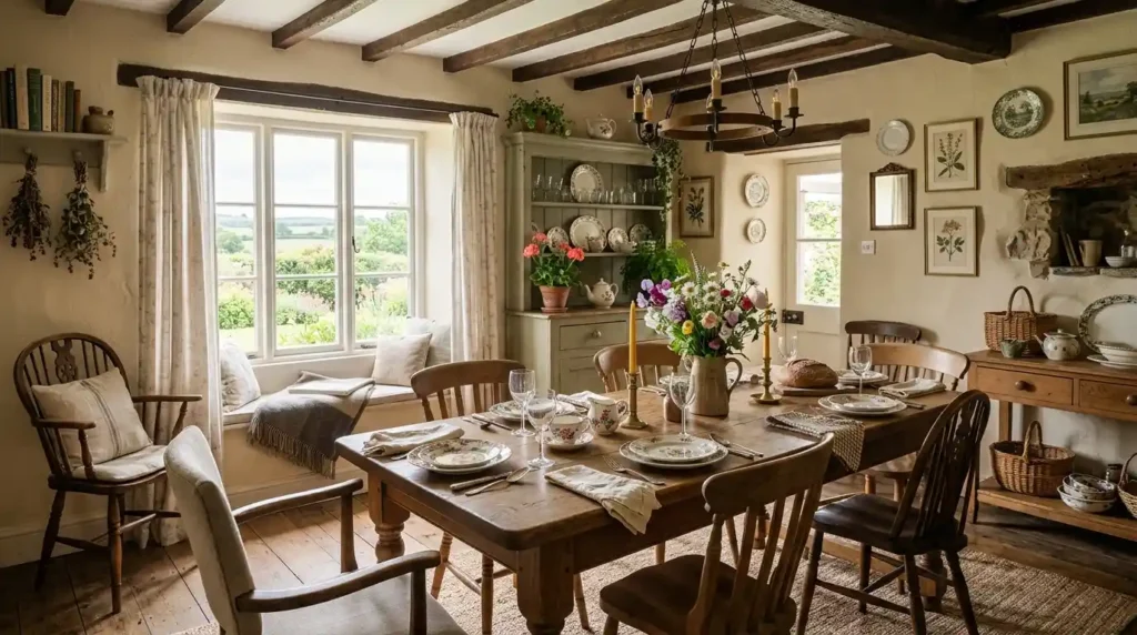21-Cottagecore Dining Room Idea