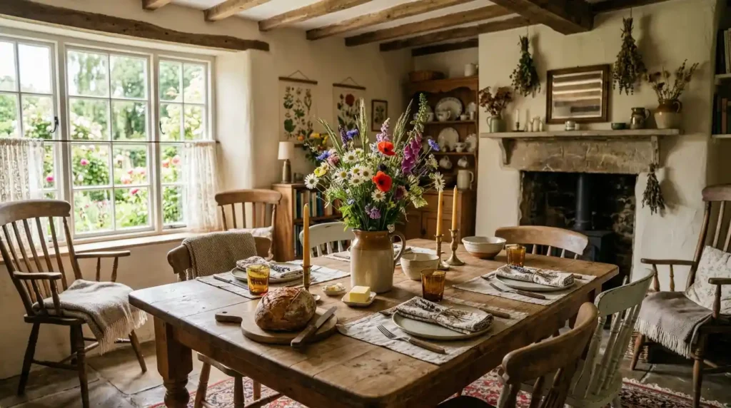 4-Cottagecore Dining Room Idea