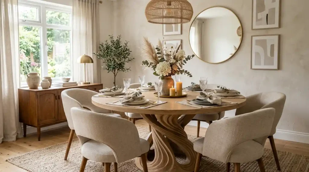 5-Swirl Dining Table Idea