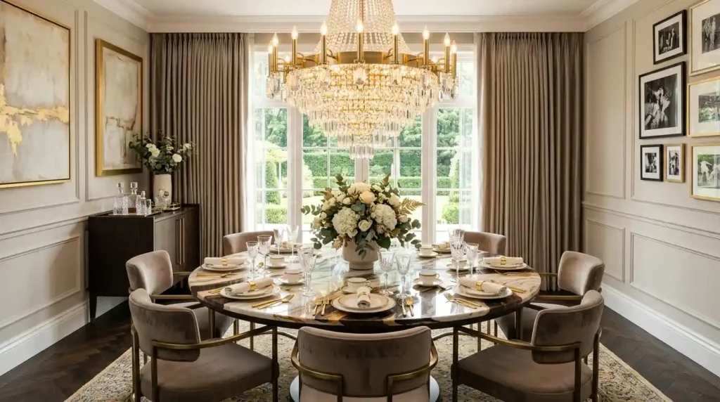 6-Swirl Dining Table Idea