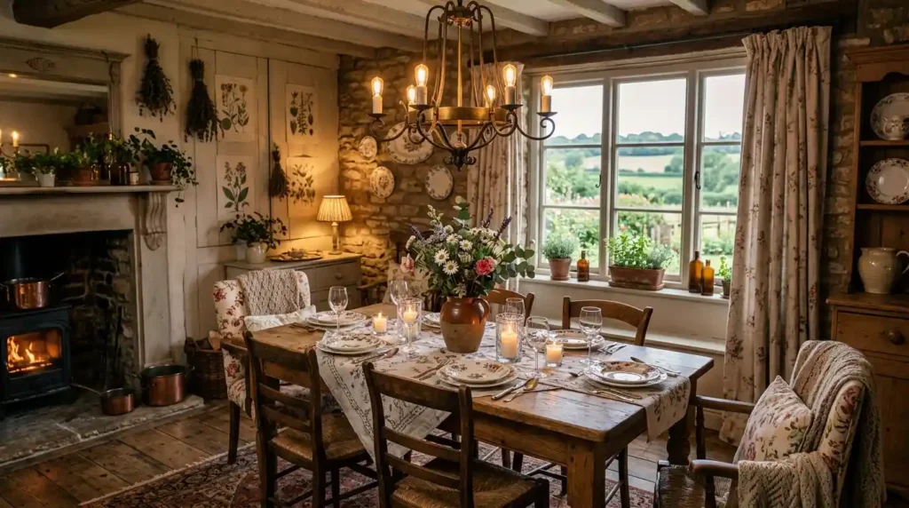 7-Cottagecore Dining Room Idea