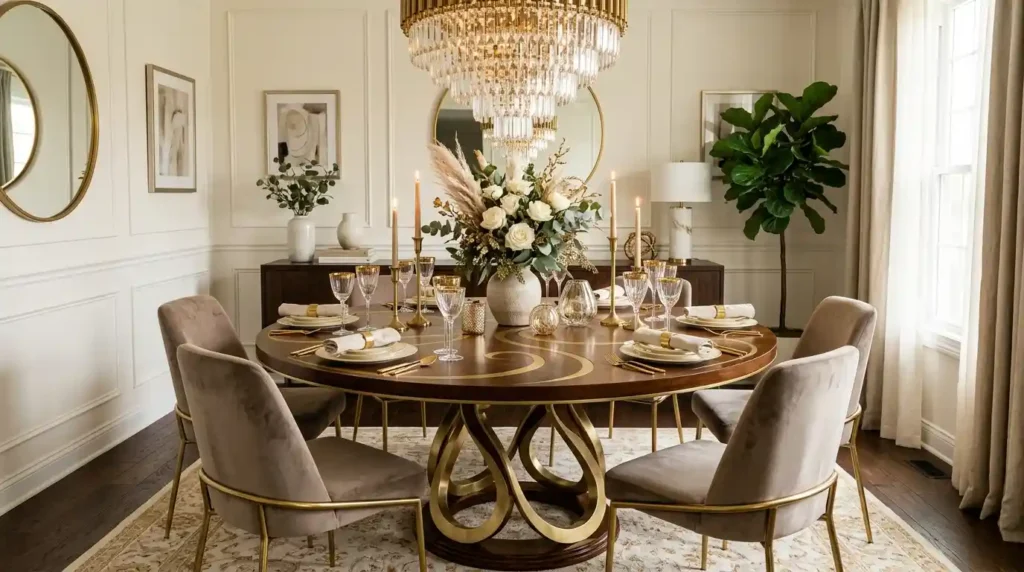 7-Swirl Dining Table Idea