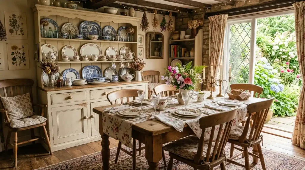 8-Cottagecore Dining Room Idea